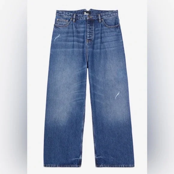 The Kooples Wide Leg Button Fly Jeans Men’s 29 NWT - Picture 2 of 7